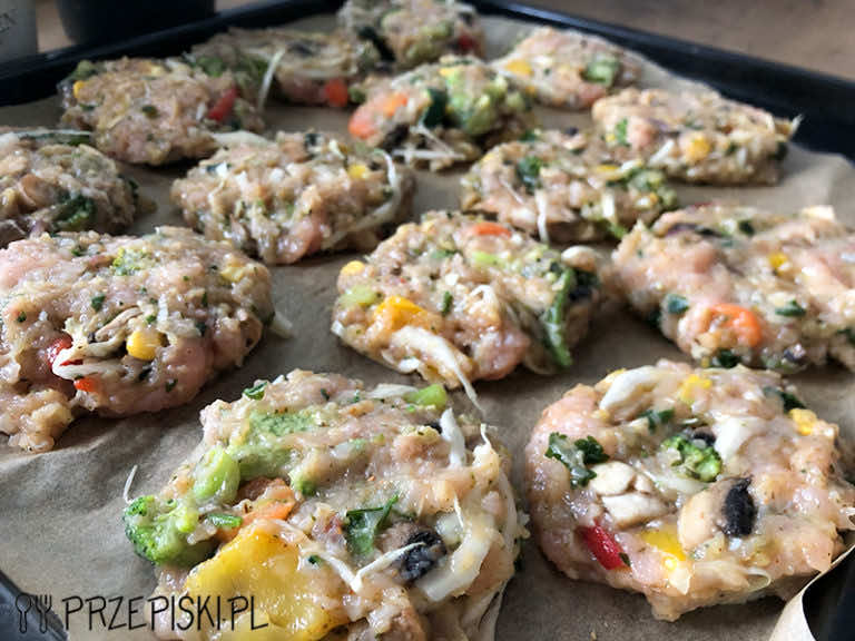 Kotlety mielone z warzywami