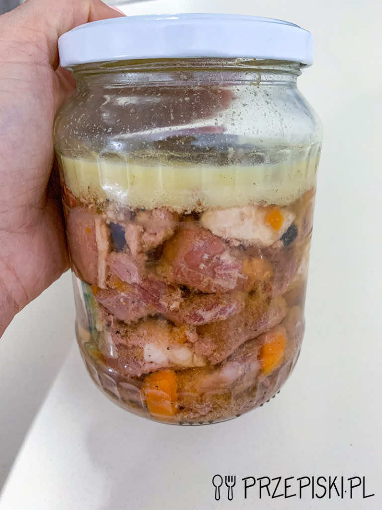 Domowa konserwa myśliwska w słoiku