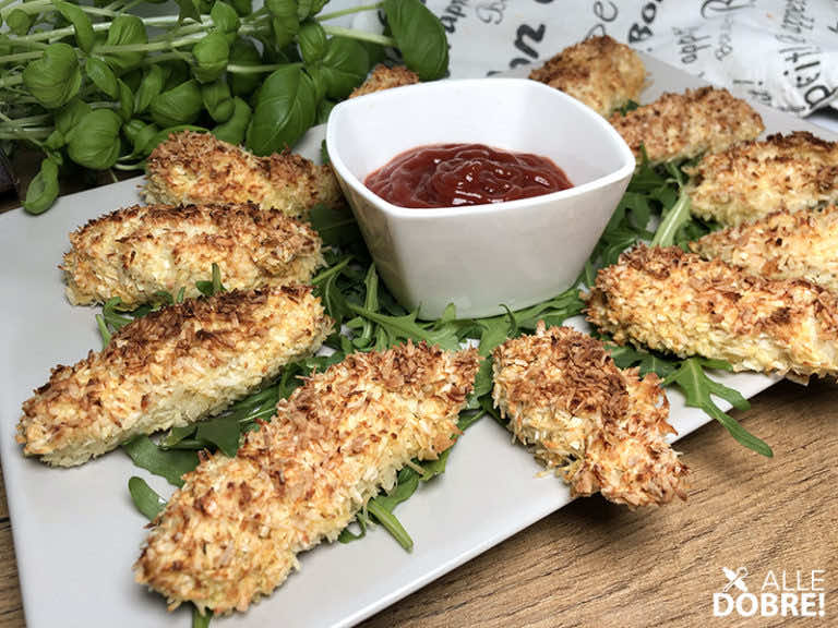 Kurczak w kokosowej panierce