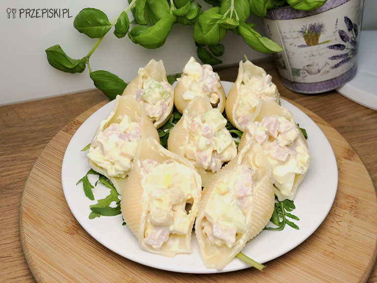 Sałatka z Muszlach Makaronowych