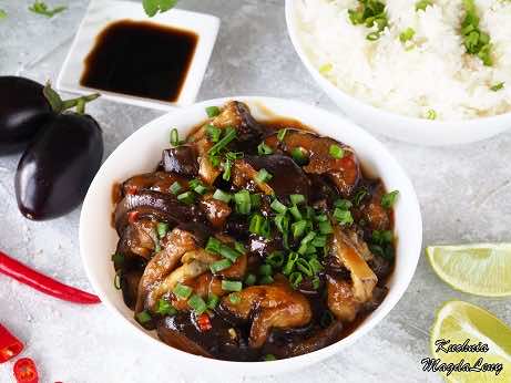 Bakłażany w sosie sojowym