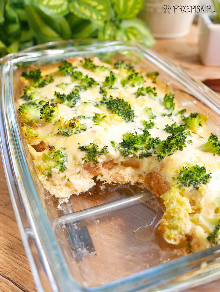 Filet z Kurczaka Pod Brokułową Pierzynką