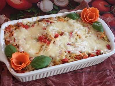 Lazania z młodą kapustką