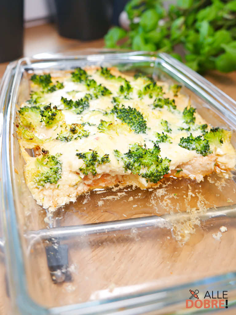 Kurczak zapiekany z brokułem