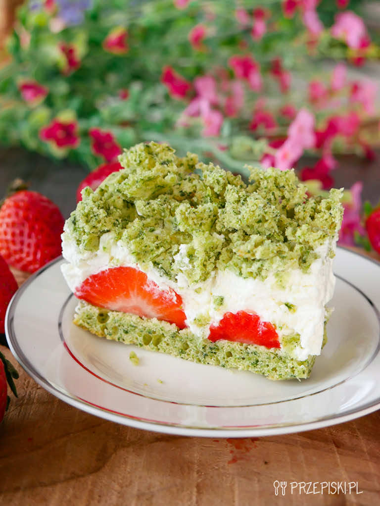 Leśny Mech z Truskawkami