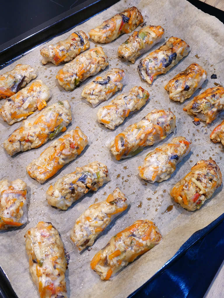 Szybkie Sajgonki z Piekarnika