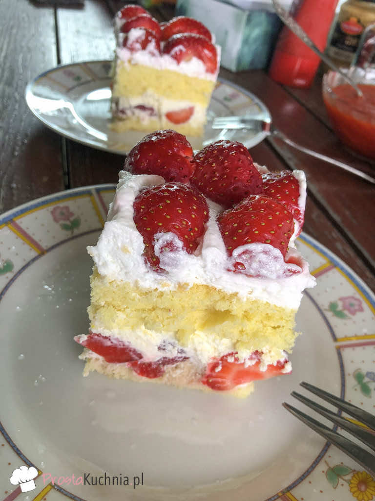 Ciasto truskawkowa pychotka