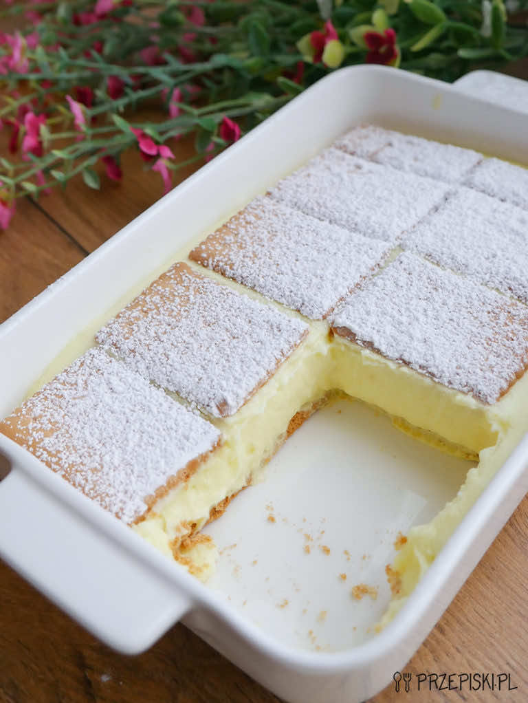 Napoleonka z naczynia żaroodpornego