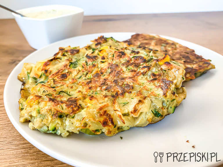 Placki z cukinii i kurczaka