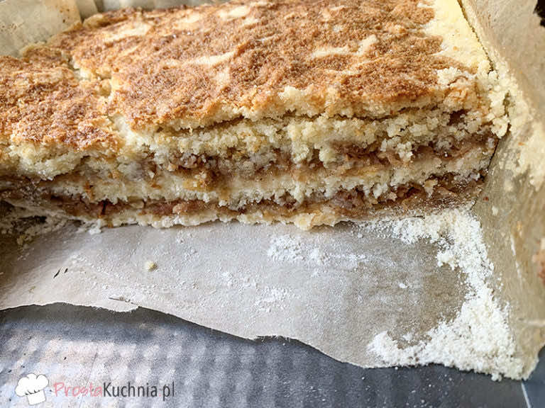 Szybka szarlotka sypana