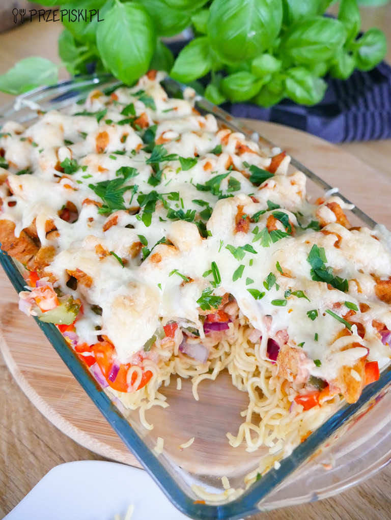 Zapiekanka z zupek chińskich