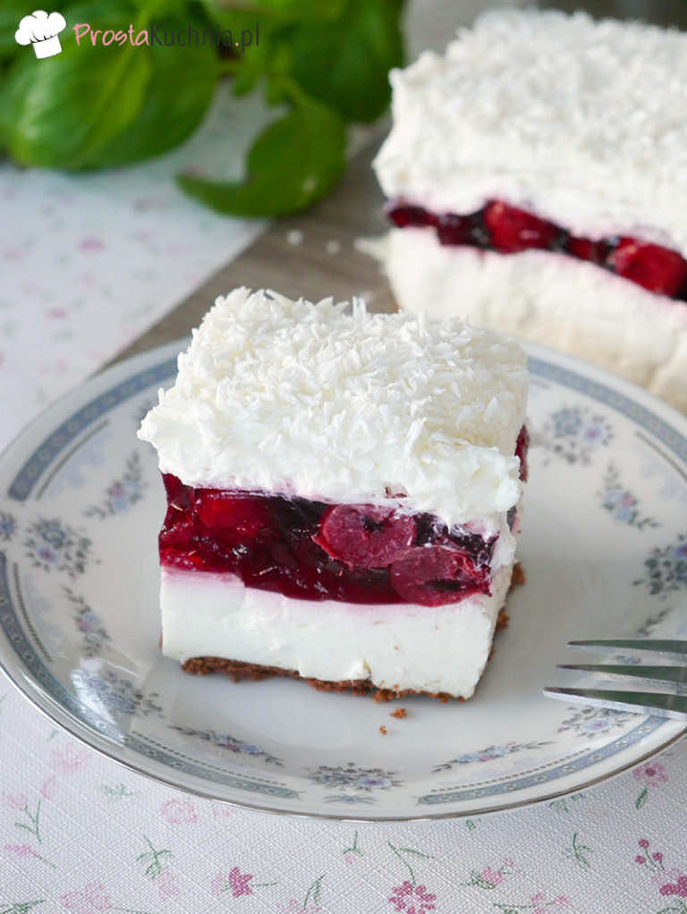 Ciasto wiśniowy puch