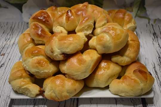 Drożdżowe Rogaliki