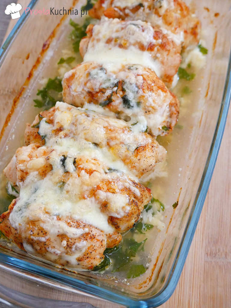 Drobiowe roladki z pieczarkami