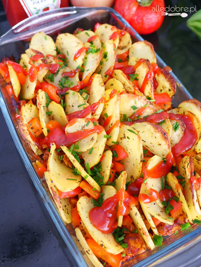 Zapiekanka ziemniaczana z mięsem mielonym