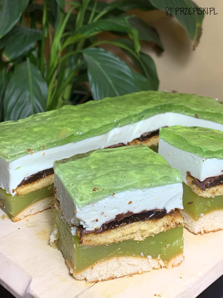 Ciasto Shrek bez pieczenia