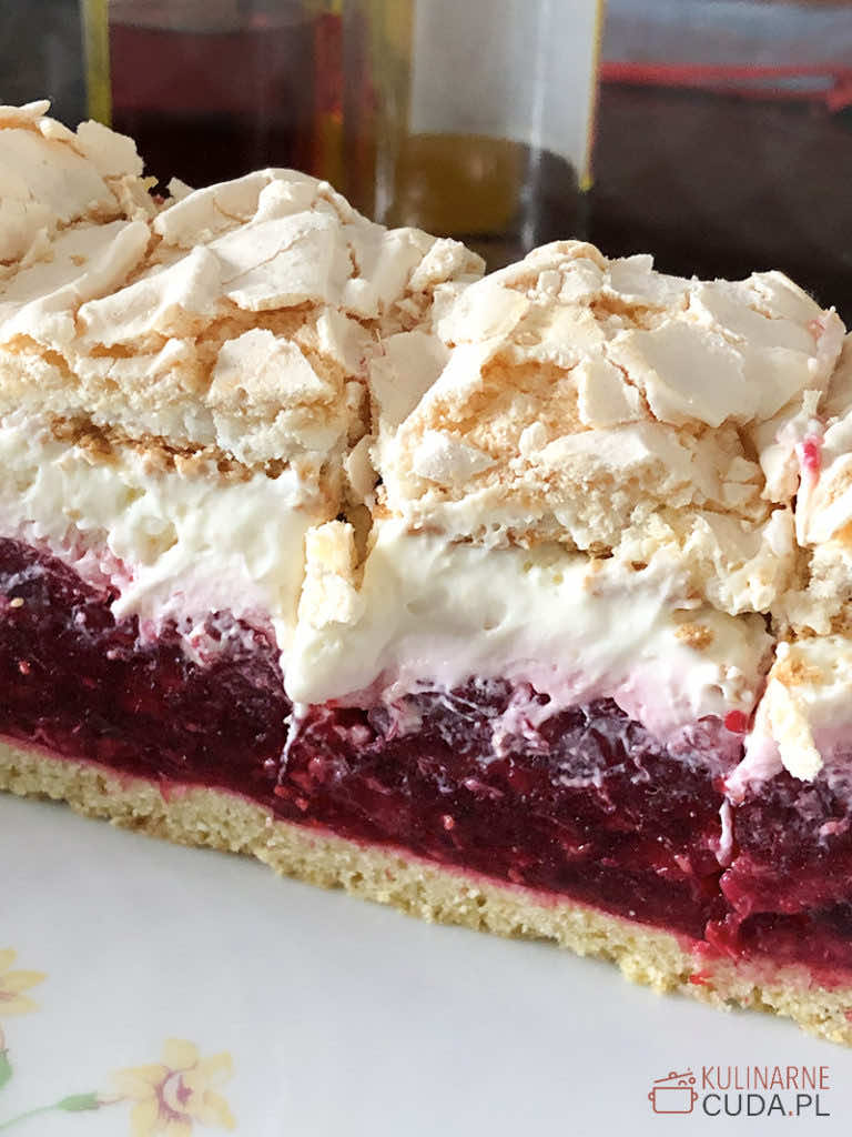 Ciasto malinowa chmurka