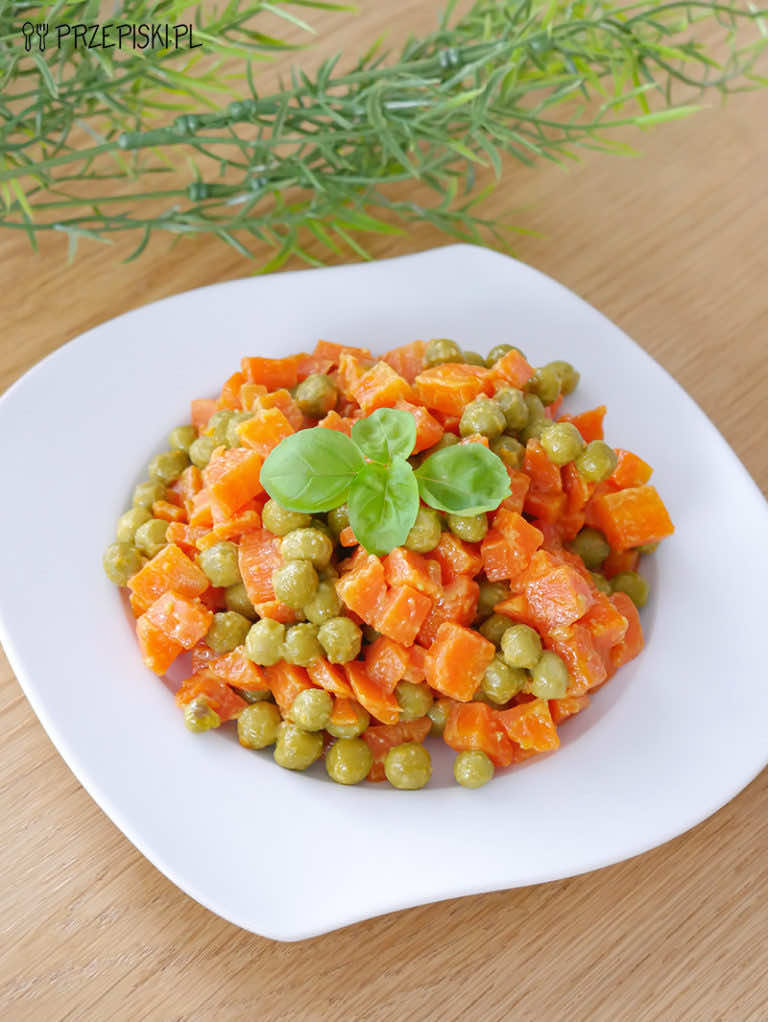 Marchewka z groszkiem