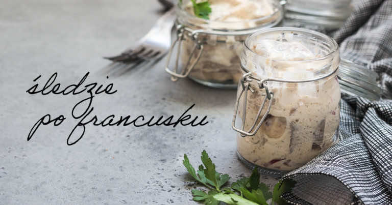 Przepis na śledzie po francusku