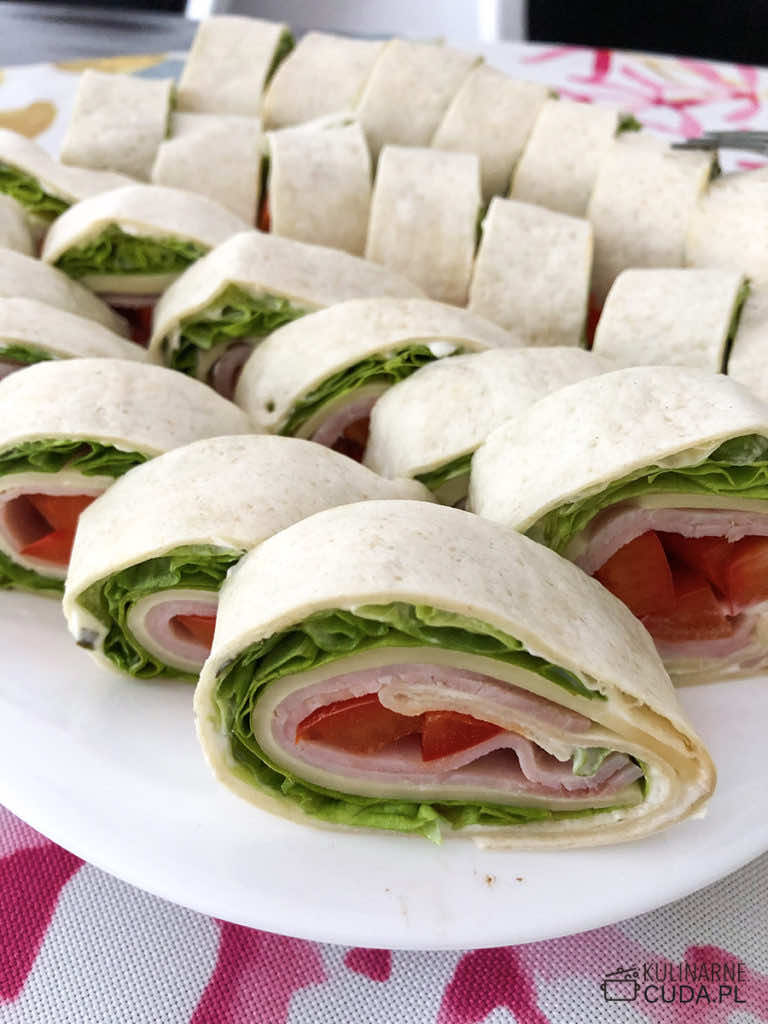 Pyszne roladki z tortilli