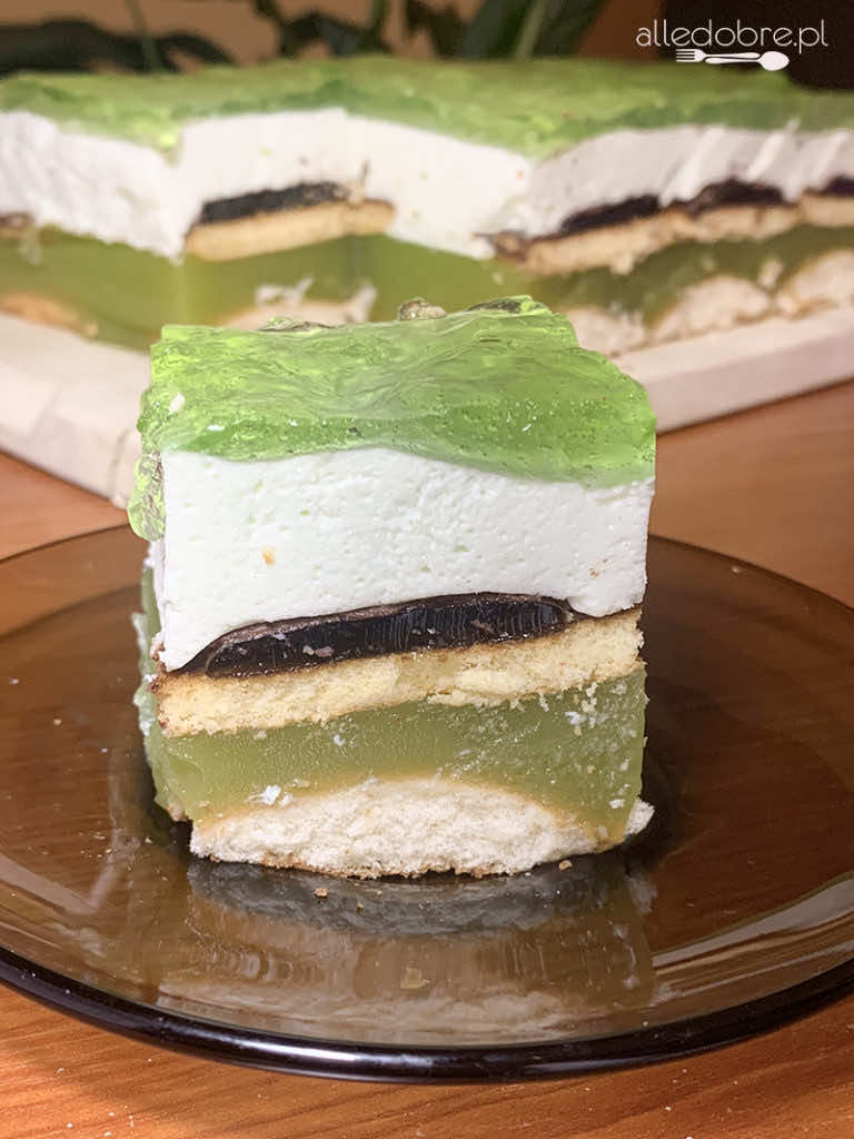 Ciasto Shrek z delicjami