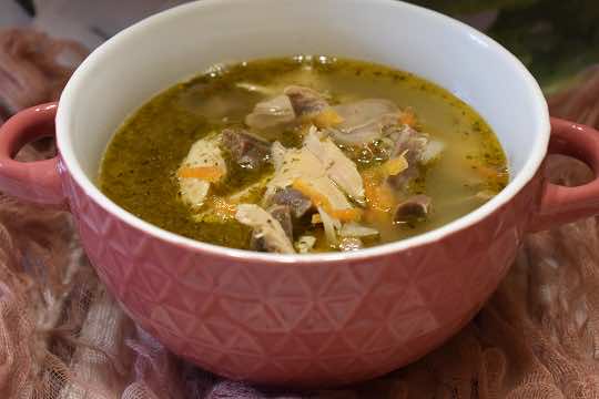 Flaki z żołądków Indyka