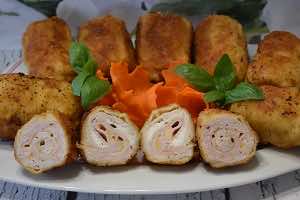 Roladki ze schabu z fetą