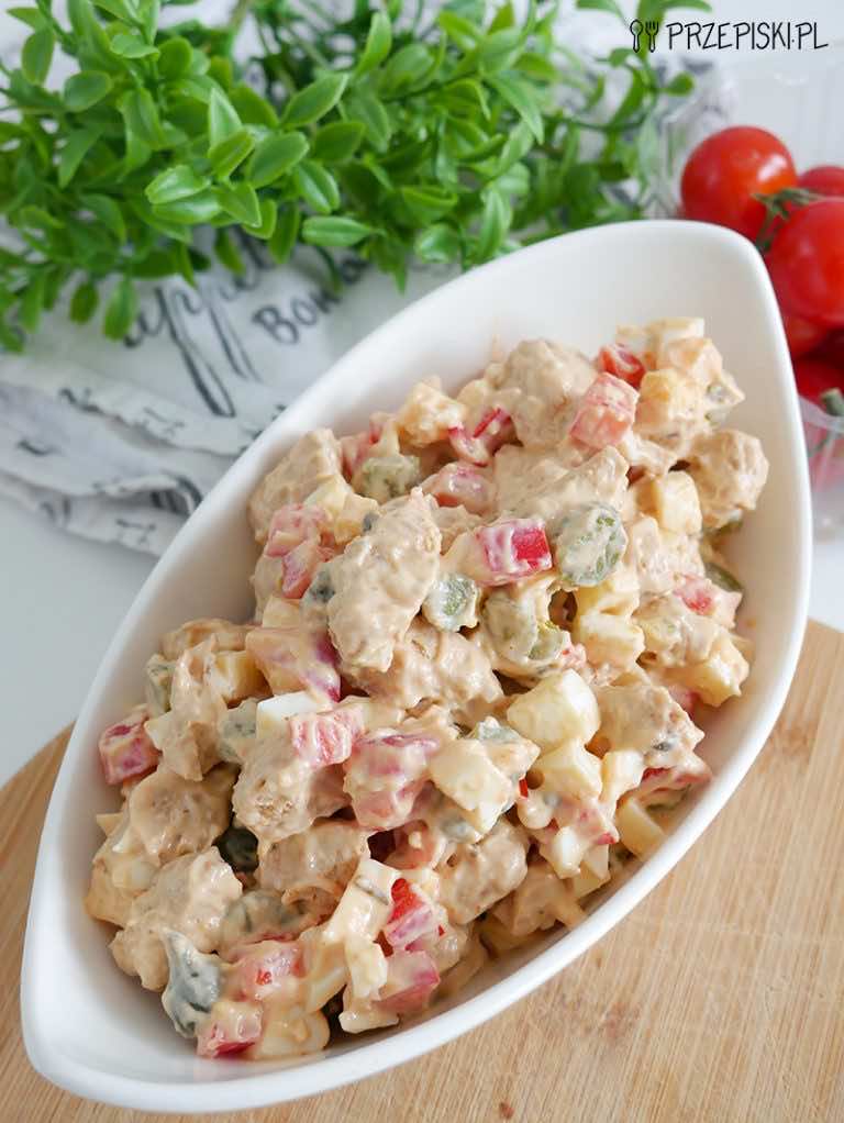 Sałatka z ogórkami chilli