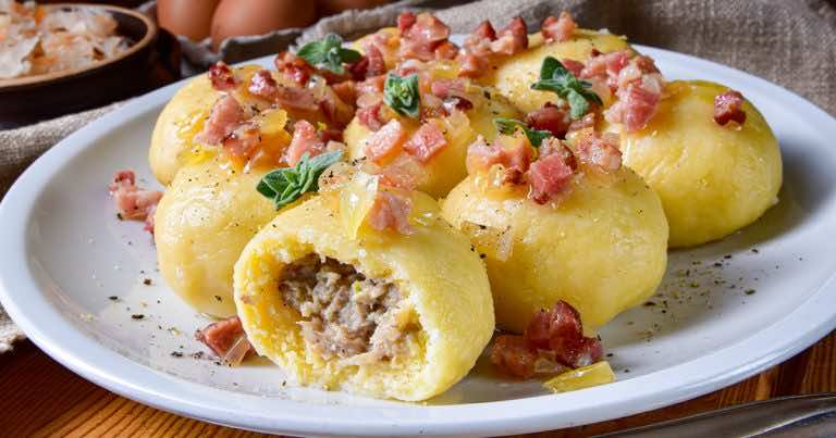 Przepis na pyzy z mięsa po rosole