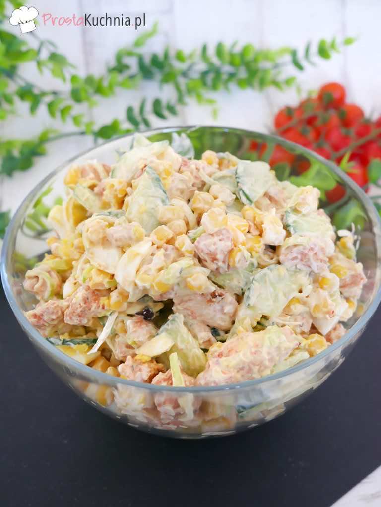 Sałatka z ogóraskiem