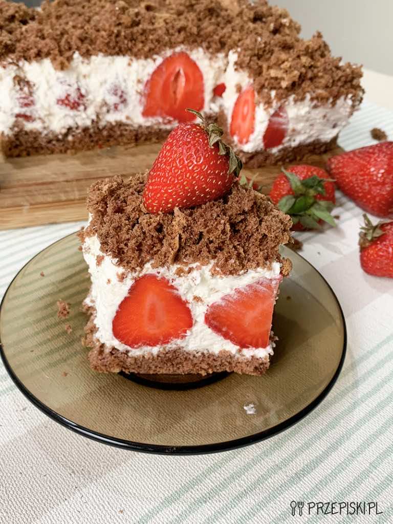 Szarpaniec z truskawkami