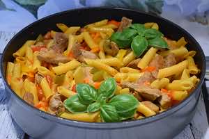 Polędwiczki z makaronem