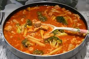 Gulasz z fasolką szparagową