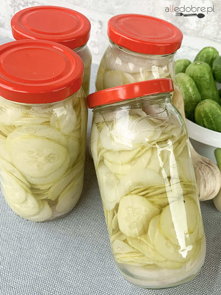 Mizeria do słoików na zimę