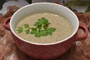 Zupa krem z pieczarek