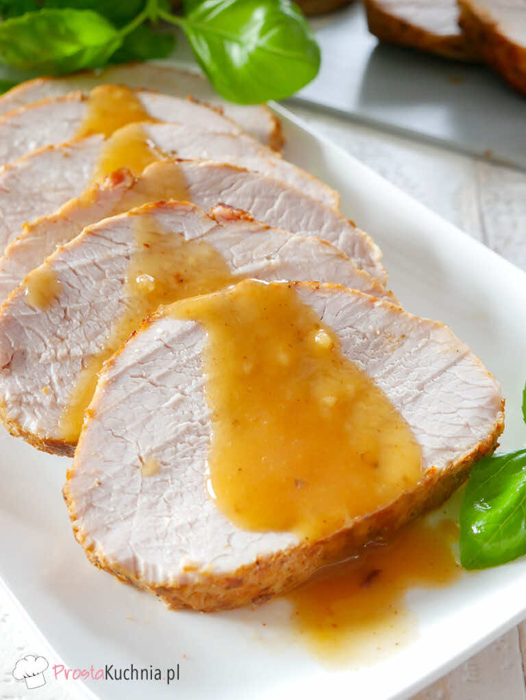 Soczysty schab pieczony