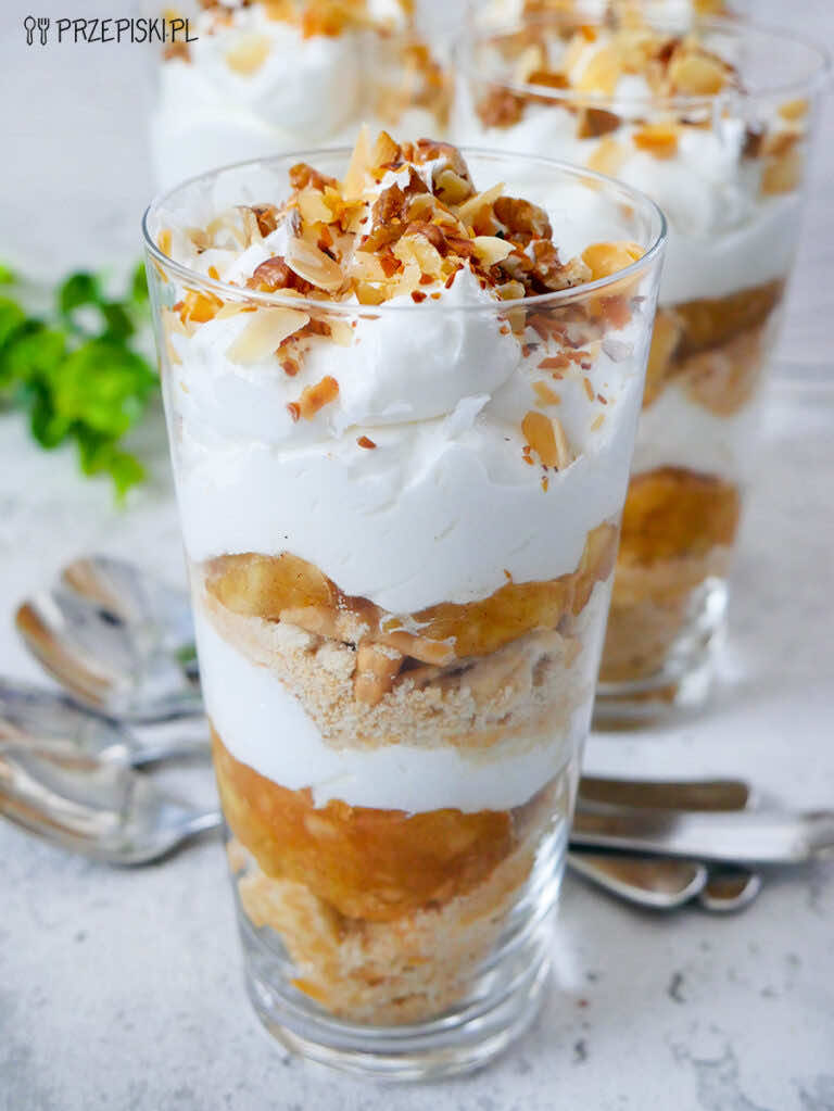 Szarlotka w szklance