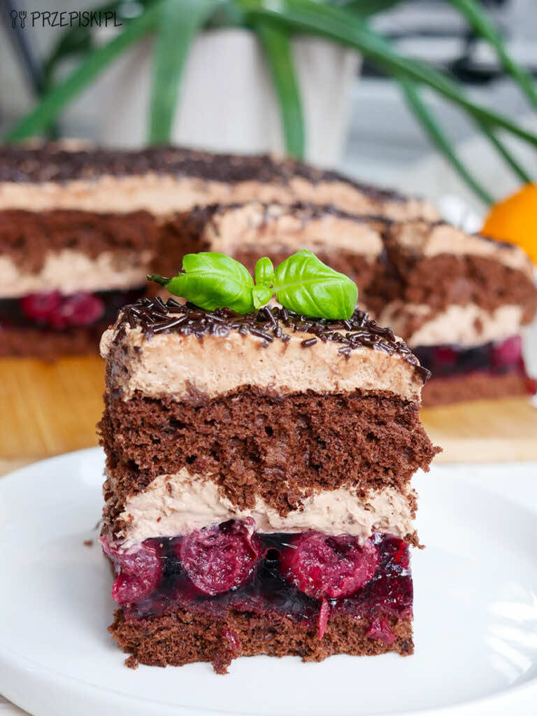 Ciasto czekoladowo-wiśniowe