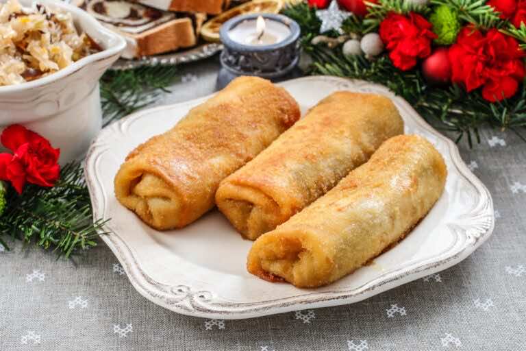 Krokiety z kapustą i grzybami na Boże Narodzenie