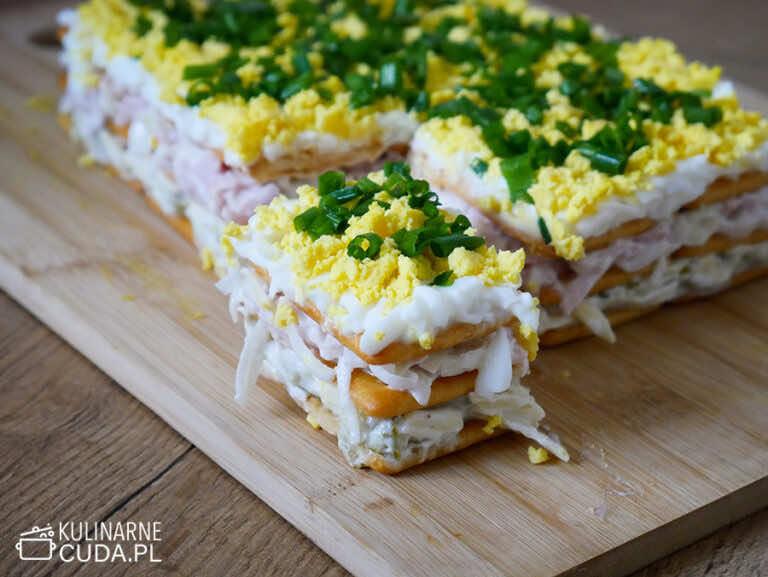 Sałatka z krakersami