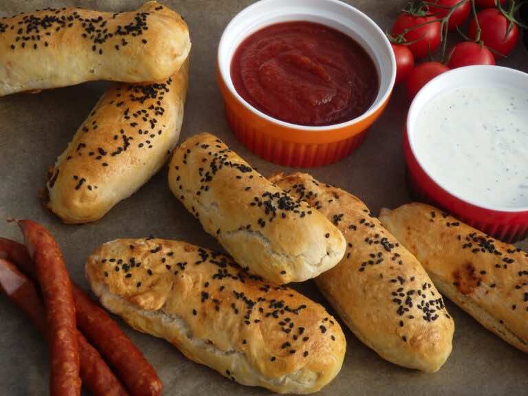 Kiełbaski w cieście