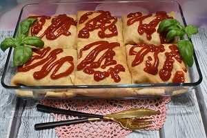 Naleśniki z kurczakiem i warzywami