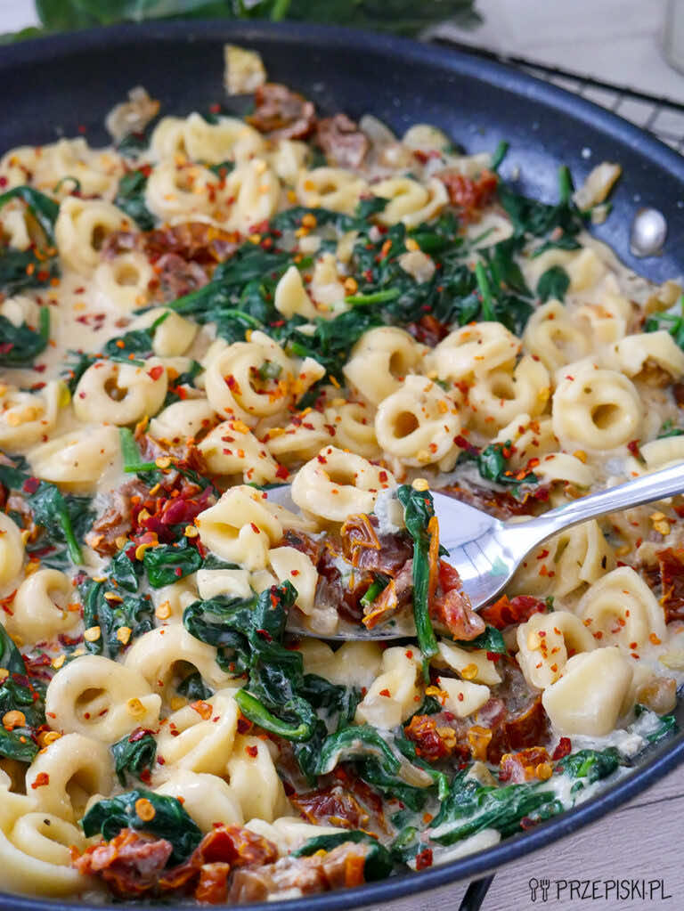 Tortellini w sosie gorgonzola