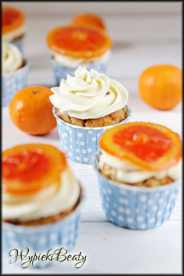 Babeczki pomarańczowo-waniliowe