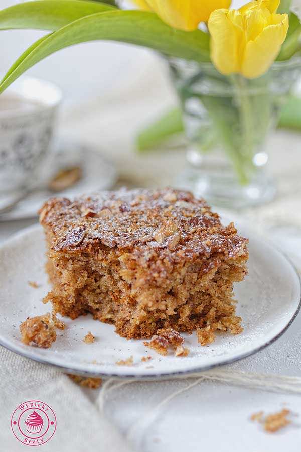 Ciasto owsiane z migdałami