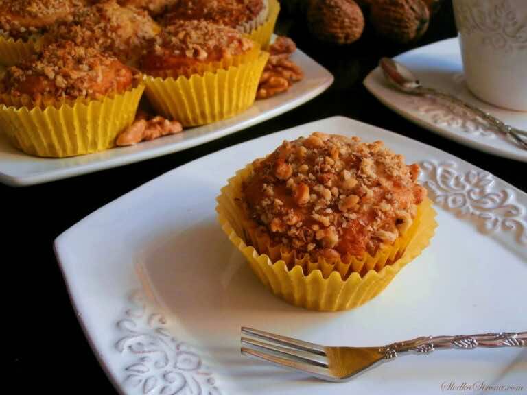 Muffinki Bananowo – Orzechowe