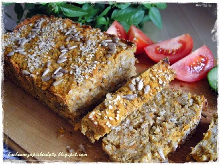 Pasztet z czerwonej soczewicy z warzywami i słonecznikiem