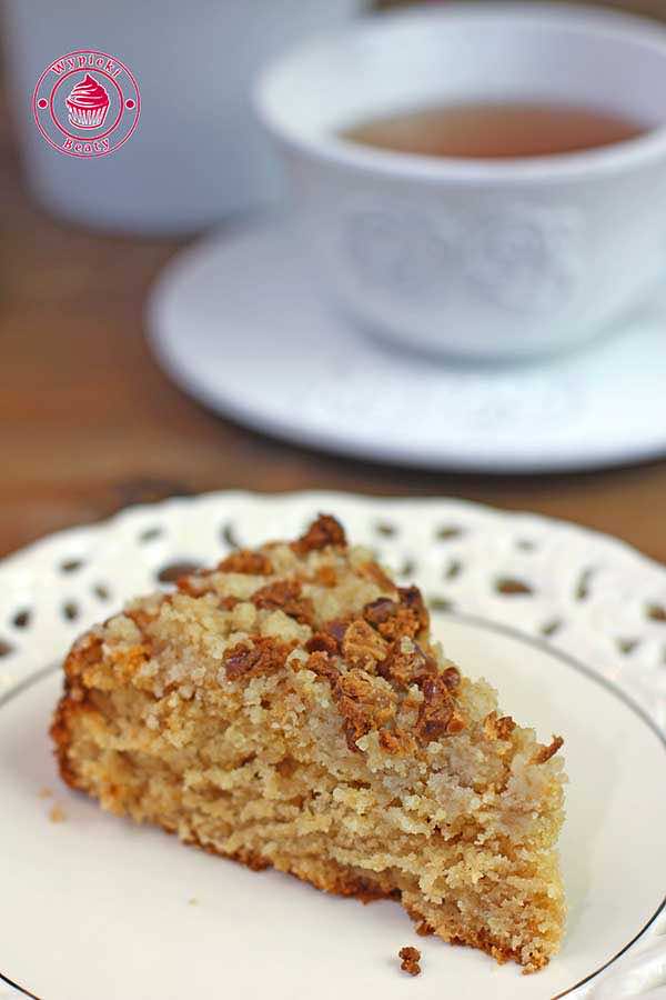 Kajmakowe ciasto z kruszonką