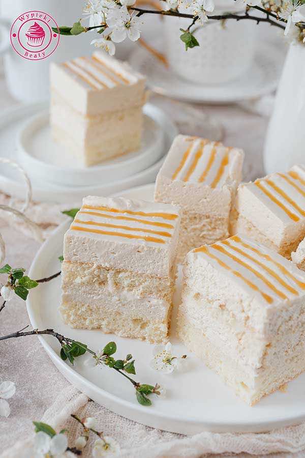 Ciasto krówka z kremem