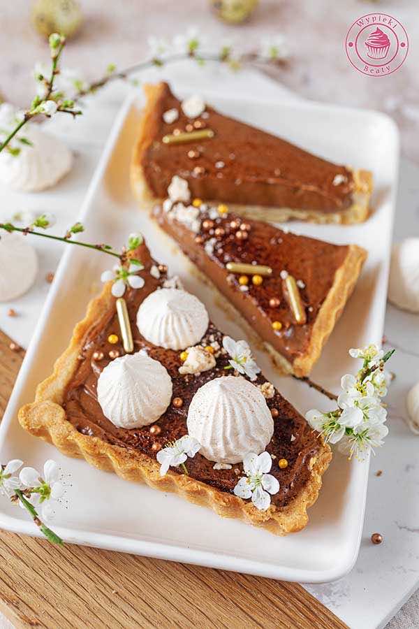 Kruchy mazurek kawowy